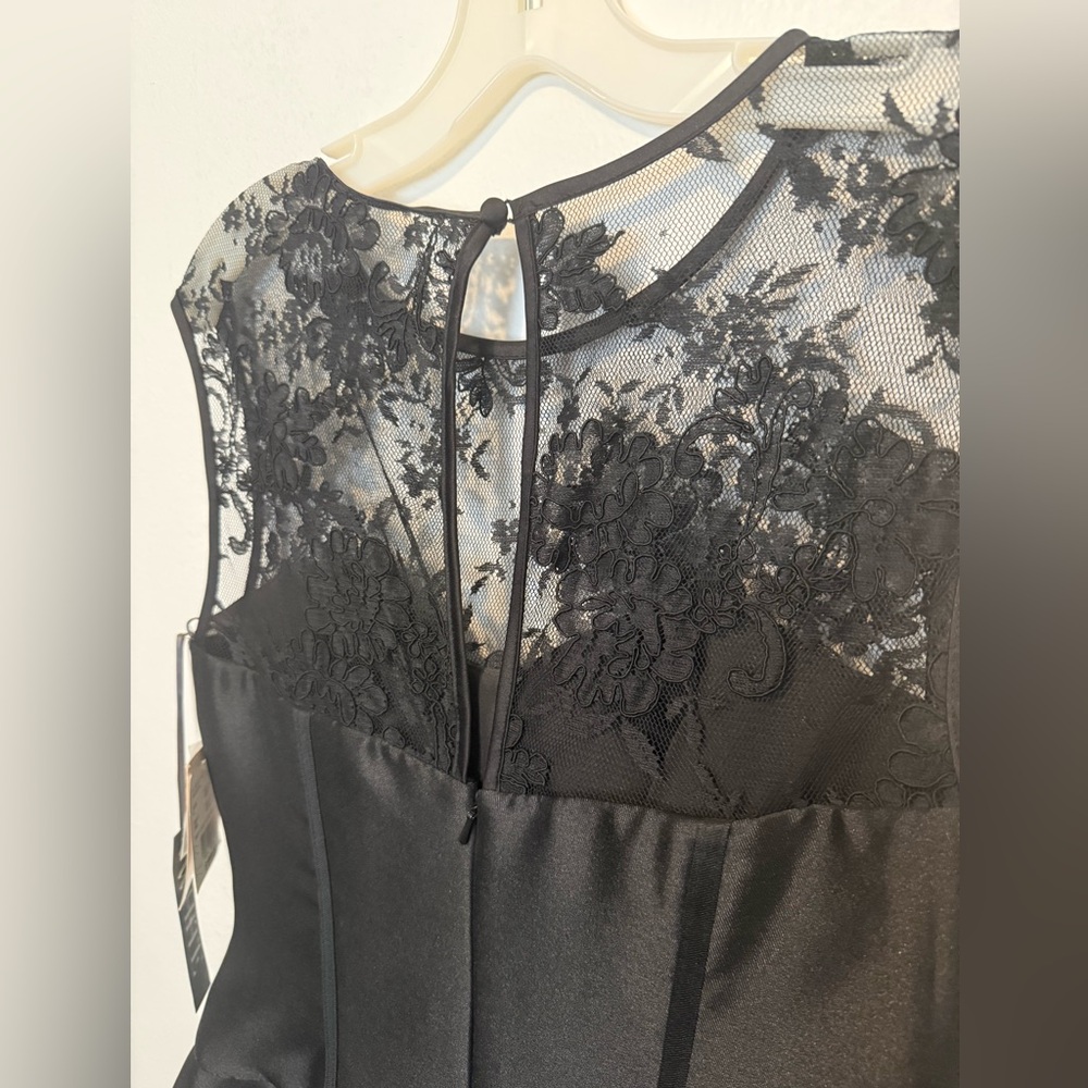 White by Vera Wang Black Lace Mini Dress - Picture 3 of 4